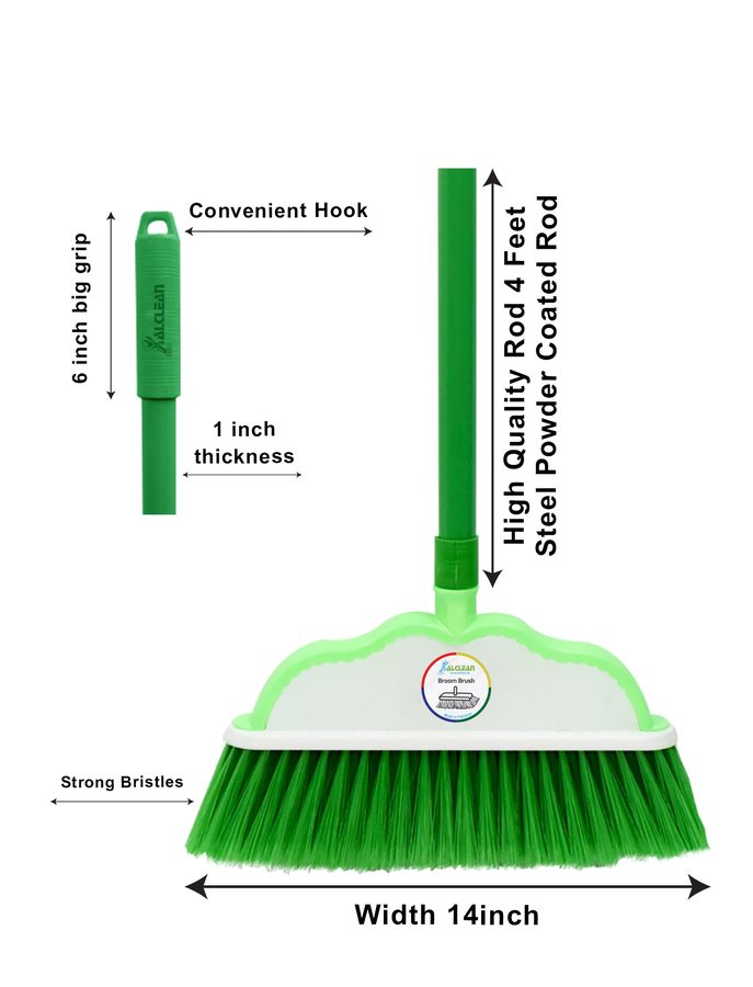 Floor Broom Green