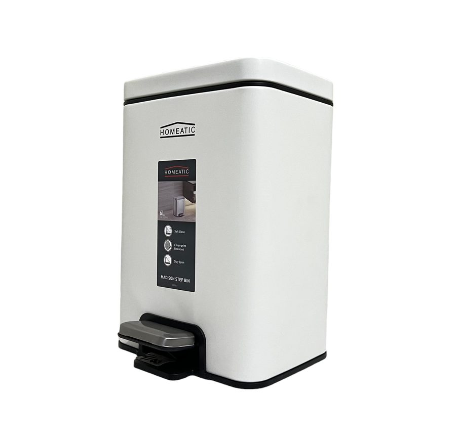 Madison Step Bin 8Litre ( Soft Close )