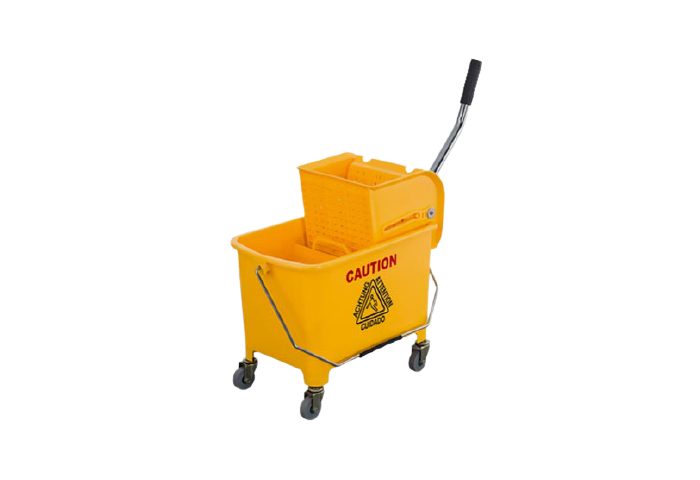 Single Mop Bucket with Wringer.20 Litre