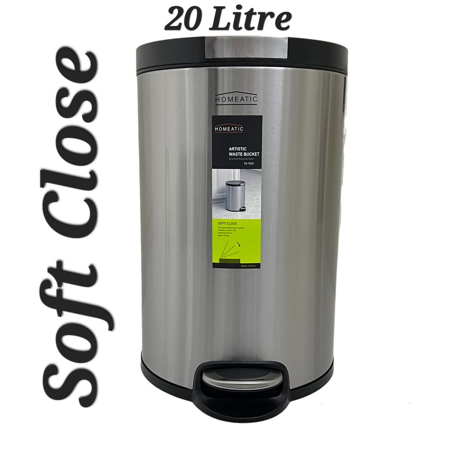 Steel Pedal Bin 20 Litre Hydrolic