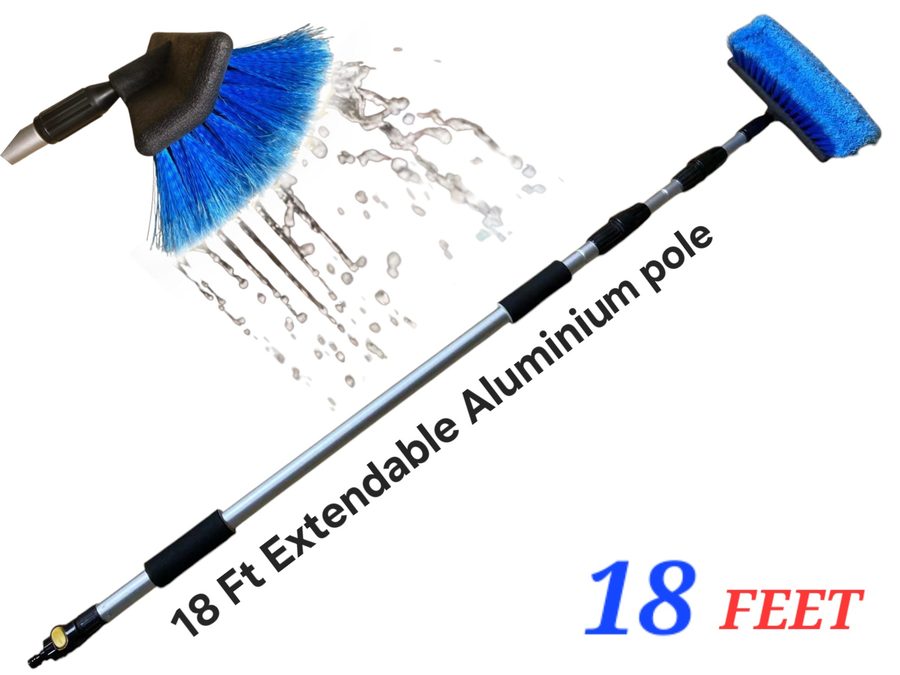 Telescopic Solar panel Cleaning Brush 18Ft